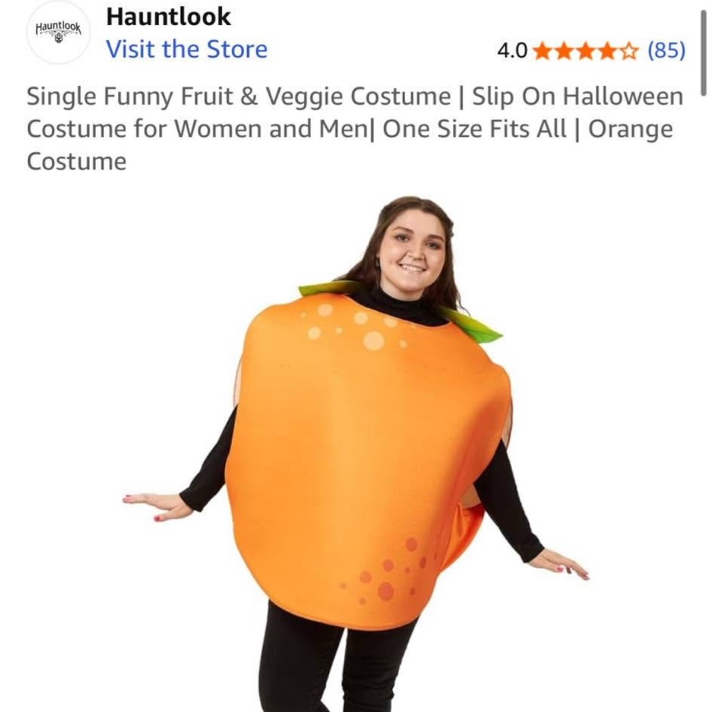 Orange costume 🍊 very hungry caterpillar